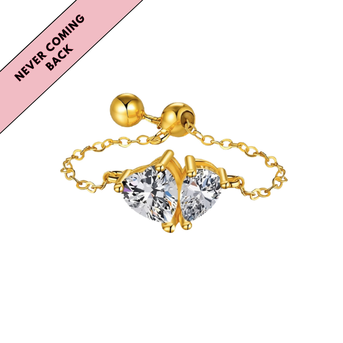 Eternal Love Chain Ring