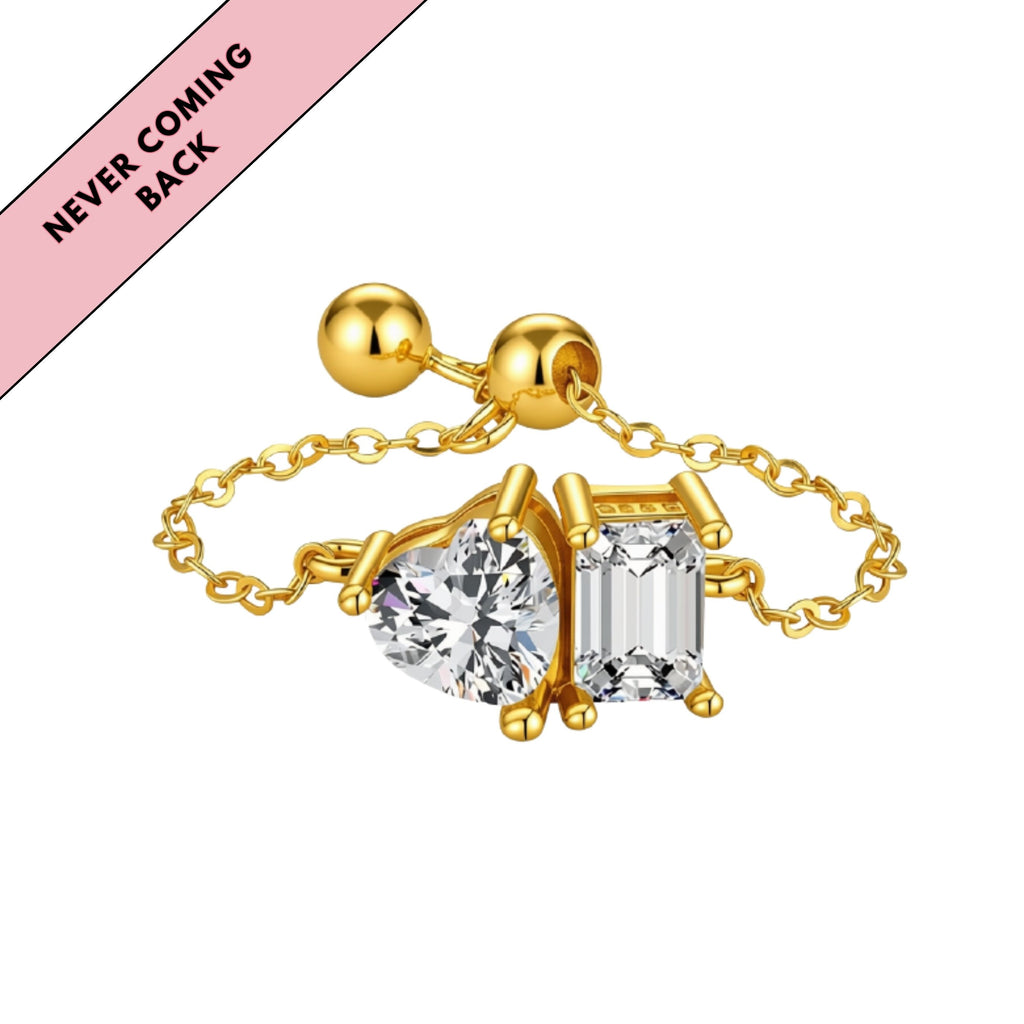 You & ME Chain Ring (GOLD)
