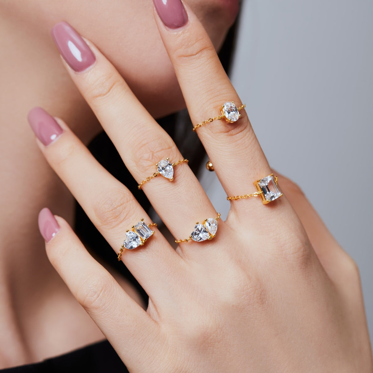 Eternal Love Chain Ring