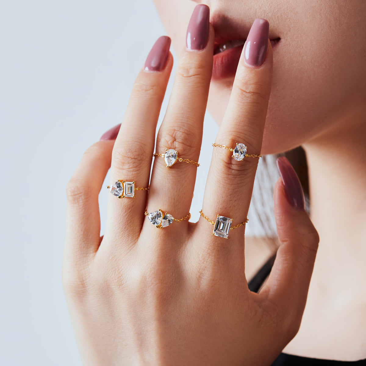 You & ME Chain Ring (GOLD)