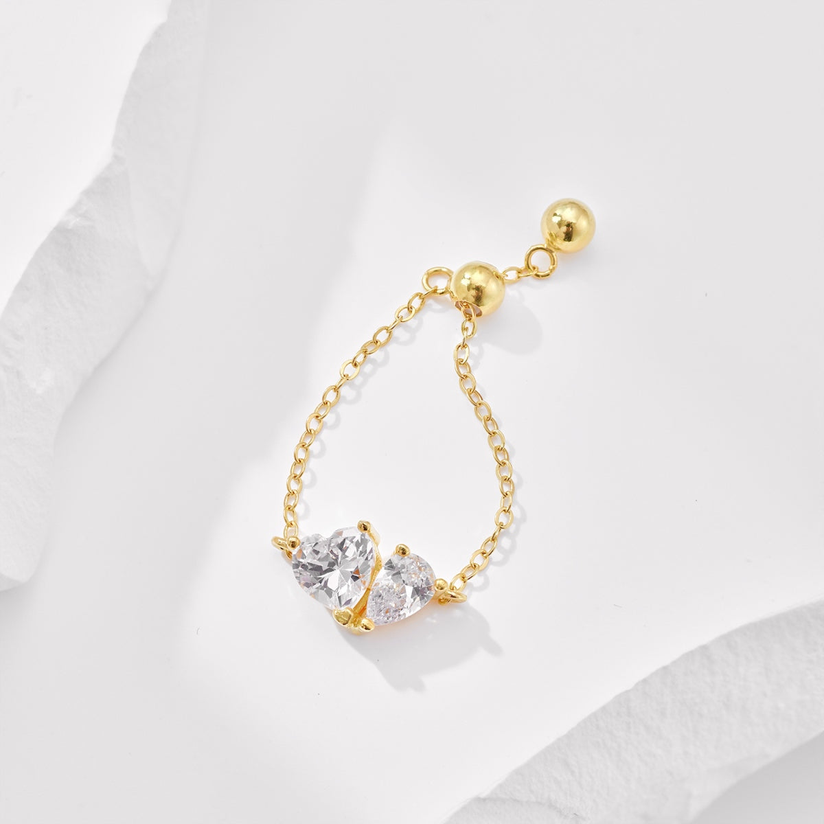Eternal Love Chain Ring