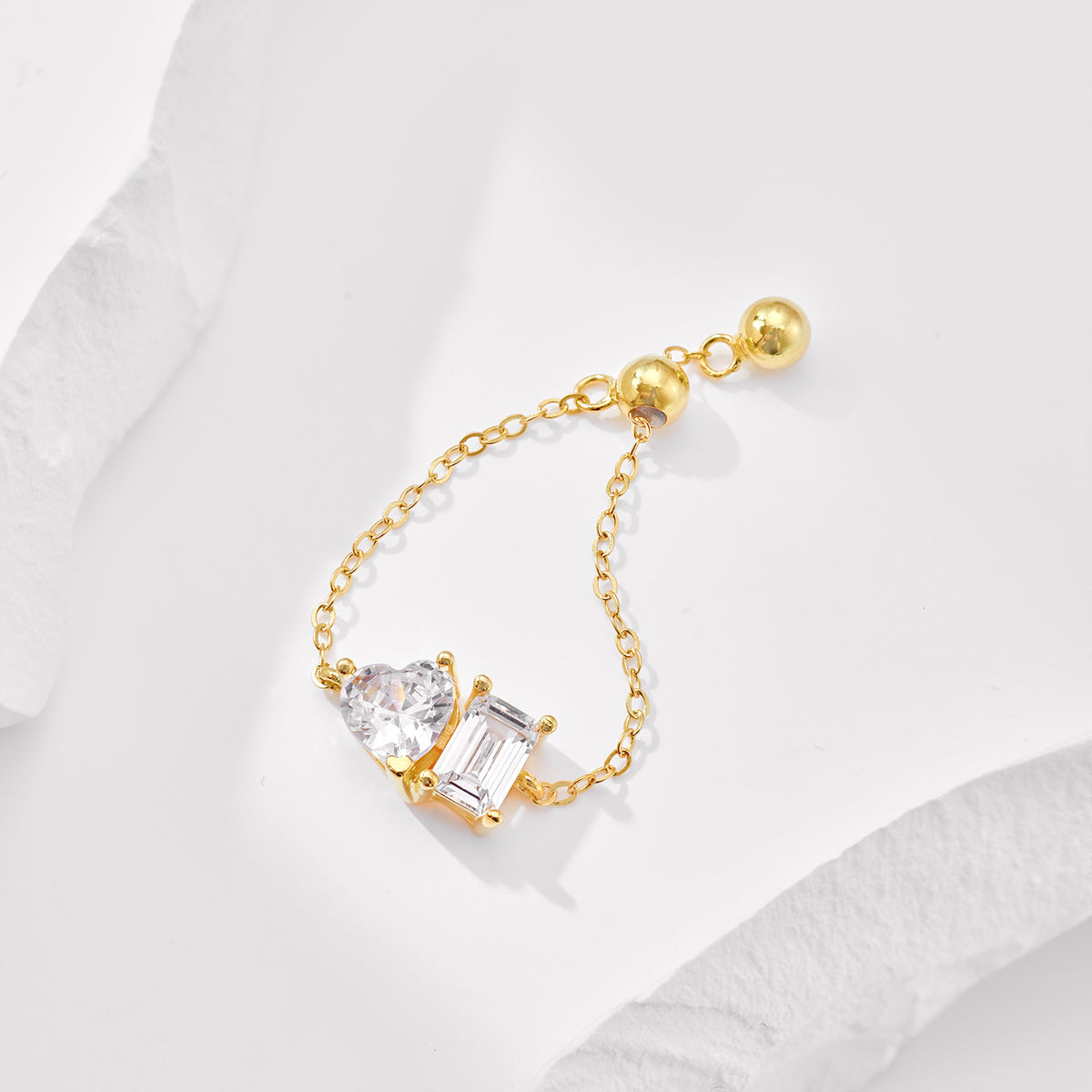 You & ME Chain Ring (GOLD)
