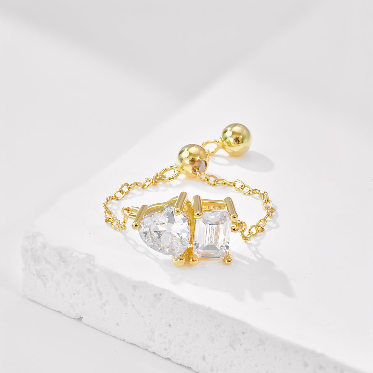 You & ME Chain Ring (GOLD)