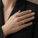 AMARA - Rotating Fidget Ring (GOLD)