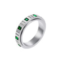 AMARA - Rotating Fidget Ring (SILVER)