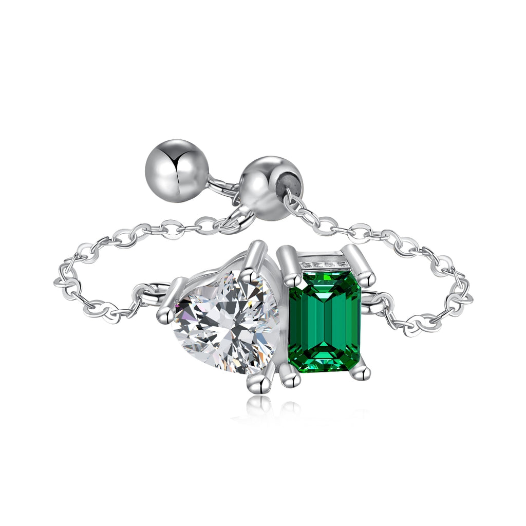 You & Me Chain Ring (SILVER)