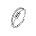 KIM S925 Sterling Silver Beaded Ring