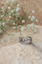 KYLIE Beaded Ring (SILVER)