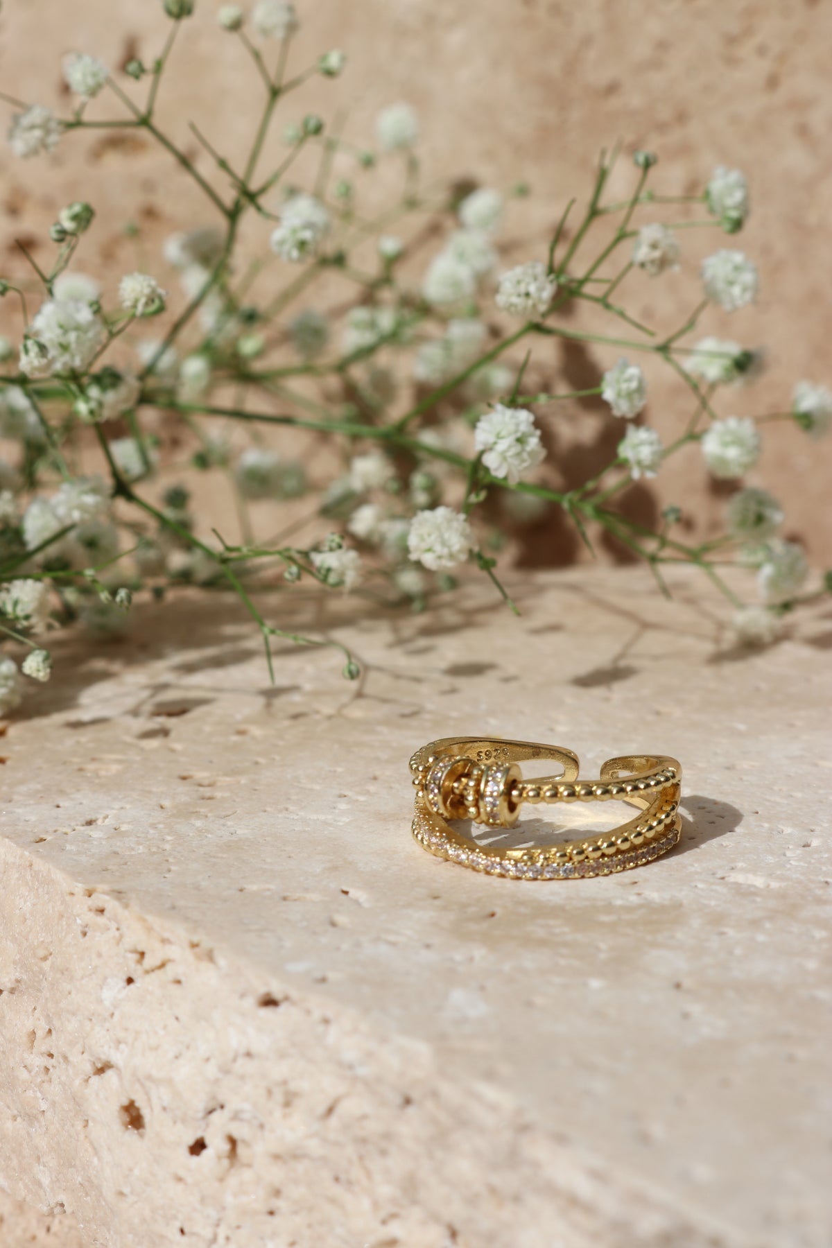 KYLIE Beaded Ring (GOLD)