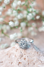 ZEENA - Crystal Club Spinner Ring