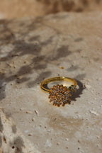 GLORIA - Sunflower Spinner Ring