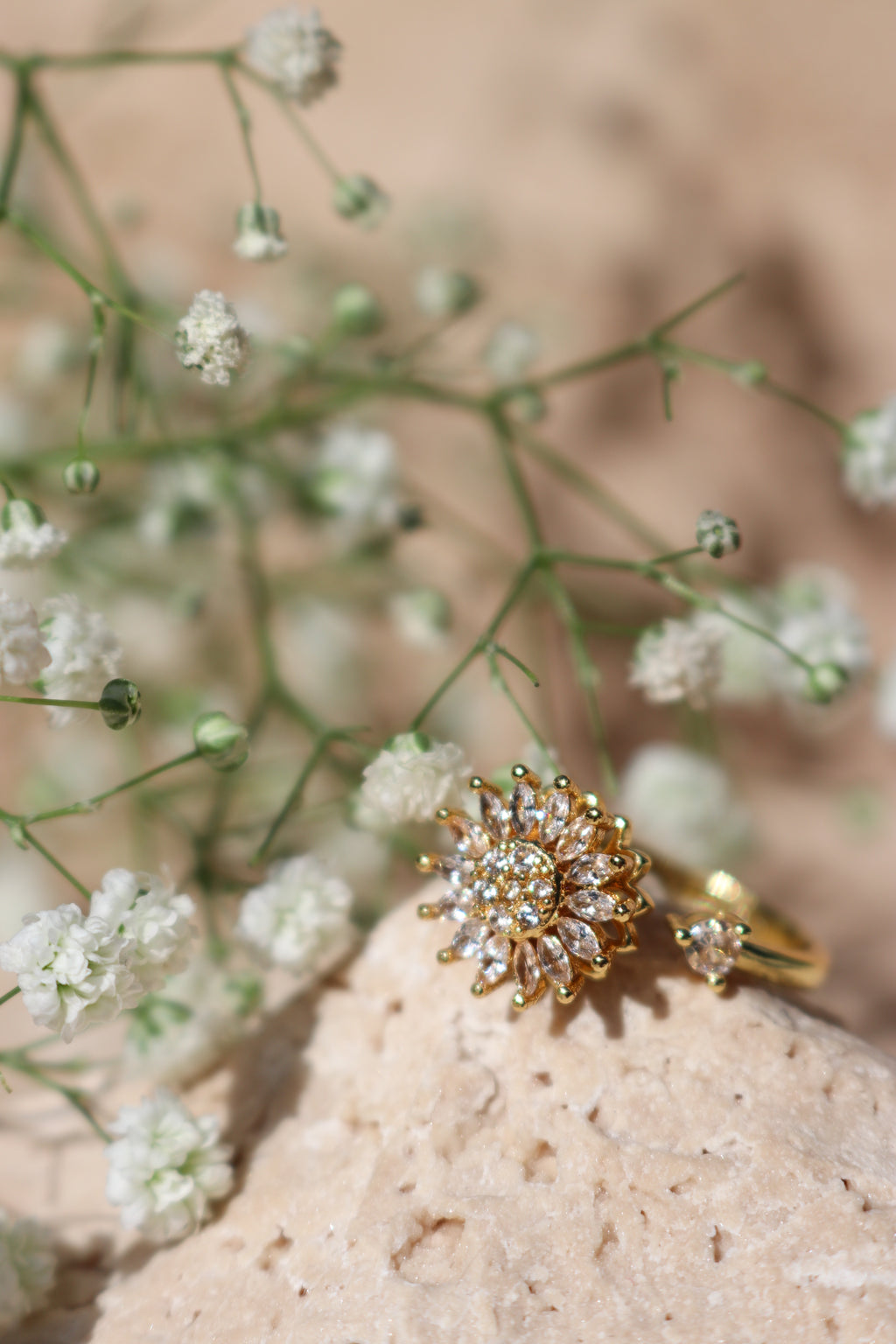 GLORIA - Sunflower Spinner Ring