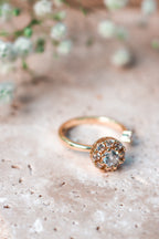 ZEENA - Crystal Club Spinner Ring