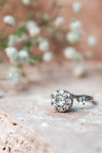 ZEENA - Crystal Club Spinner Ring