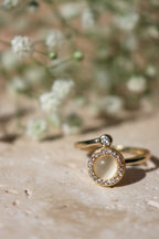 OLIVIA - Opal Spinner Ring