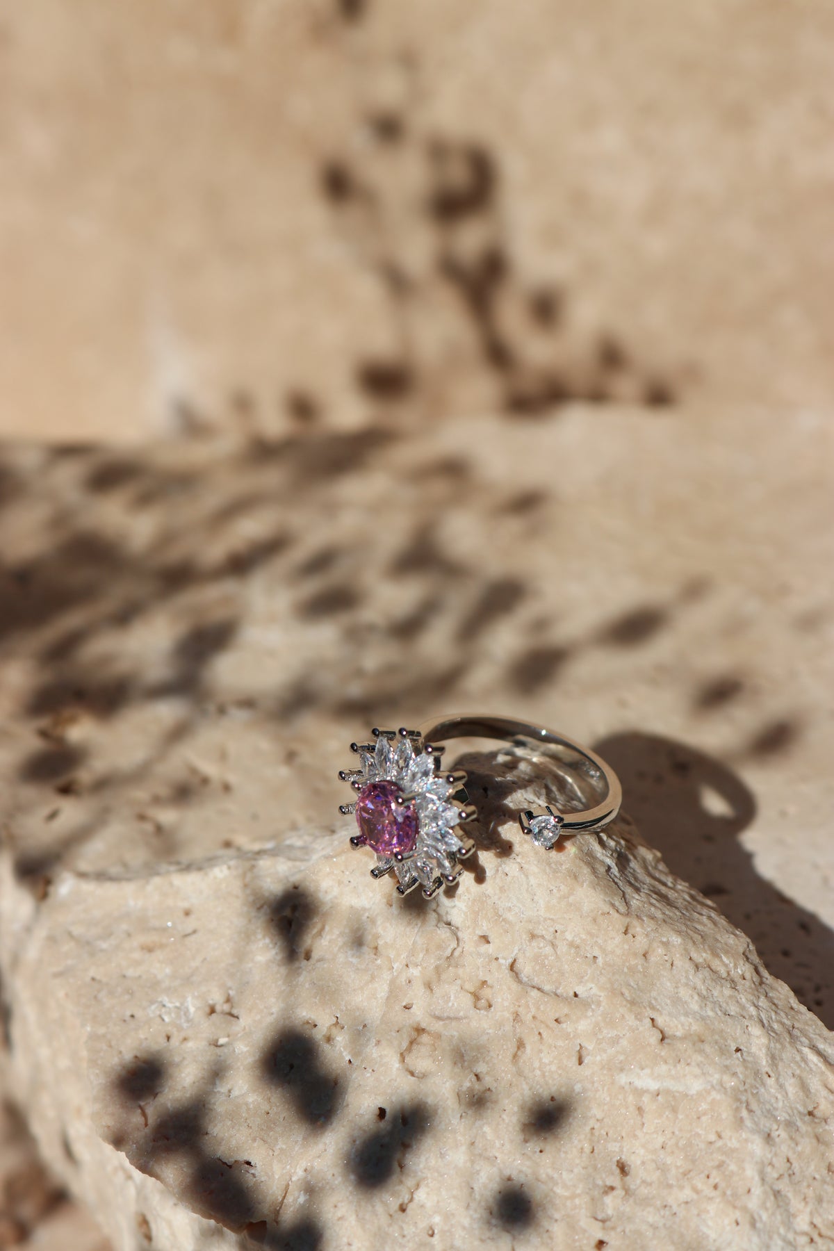 RACHEL - Radiant Sunflower Spinner Ring