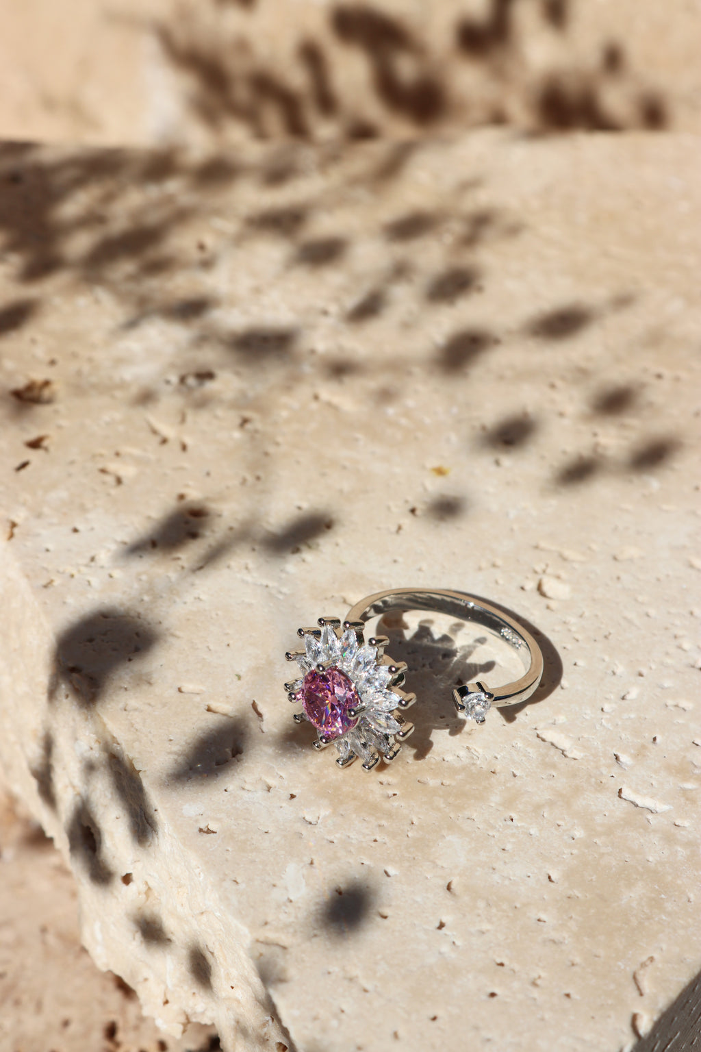 RACHEL - Radiant Sunflower Spinner Ring