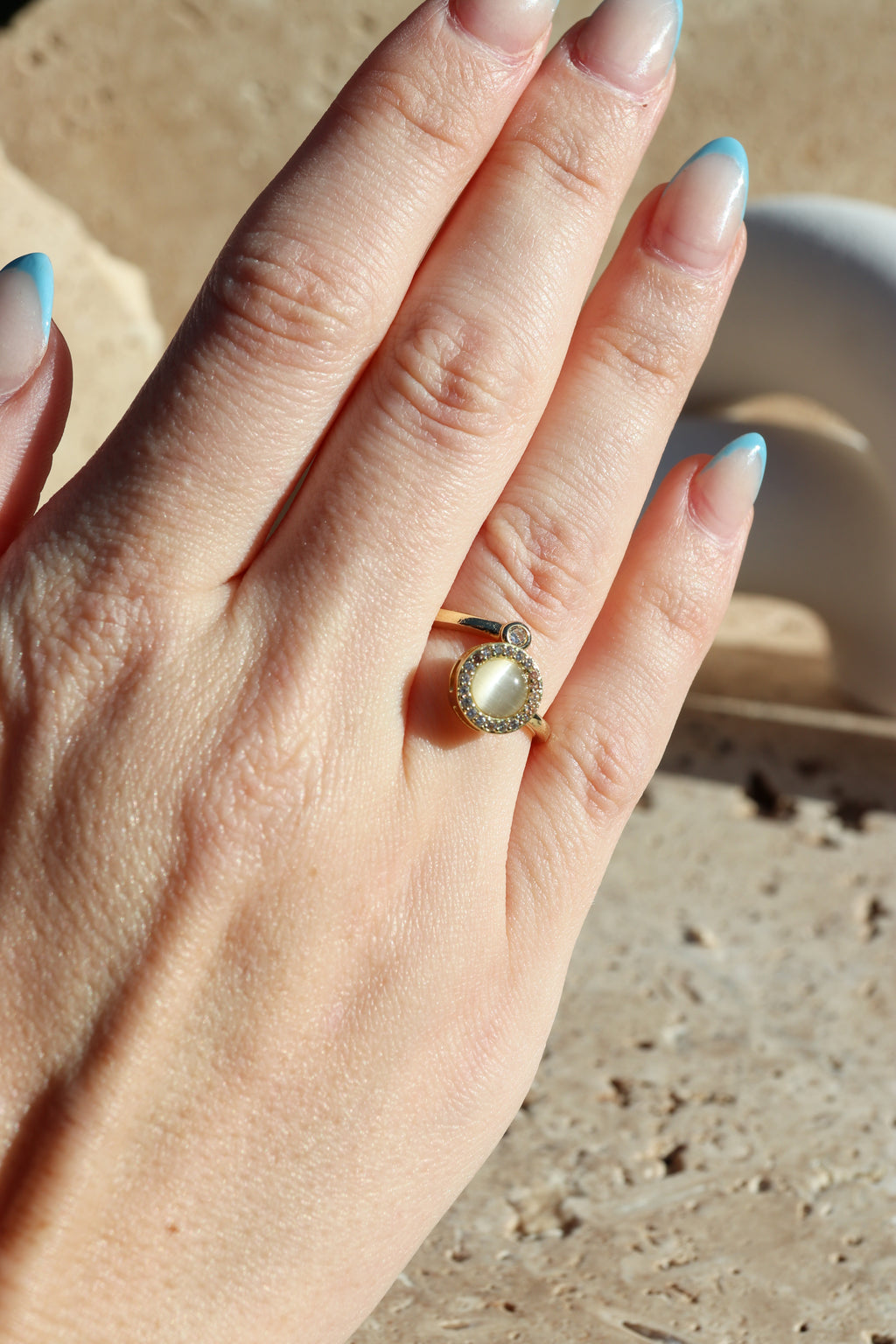 OLIVIA - Opal Spinner Ring
