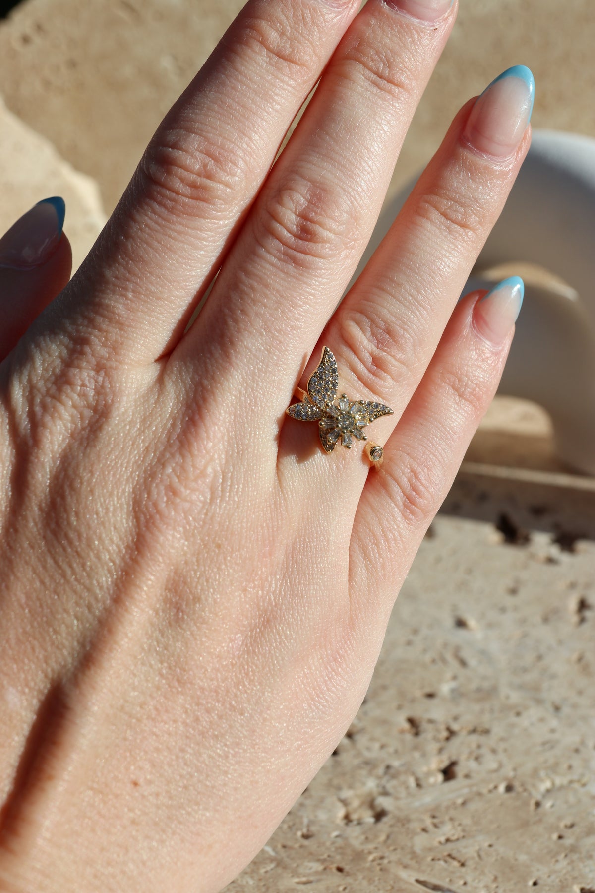 BELLA - Butterfly Spinner Ring