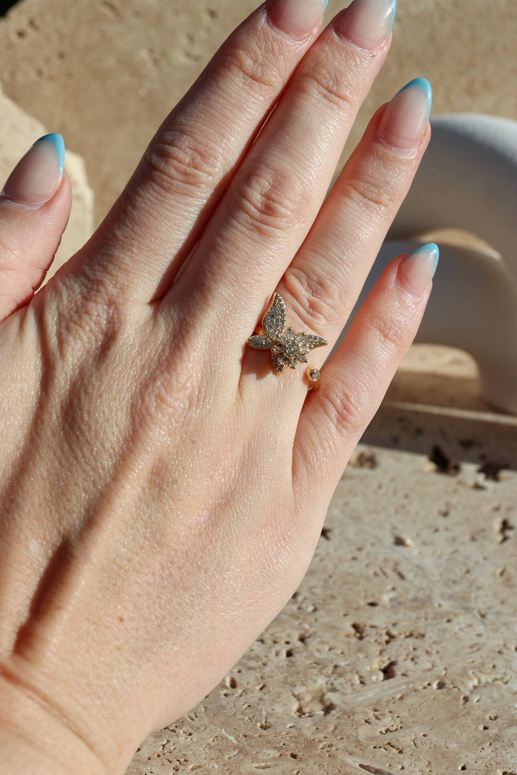 BELLA - Butterfly Spinner Ring