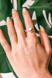 OLIVIA - Opal Spinner Ring