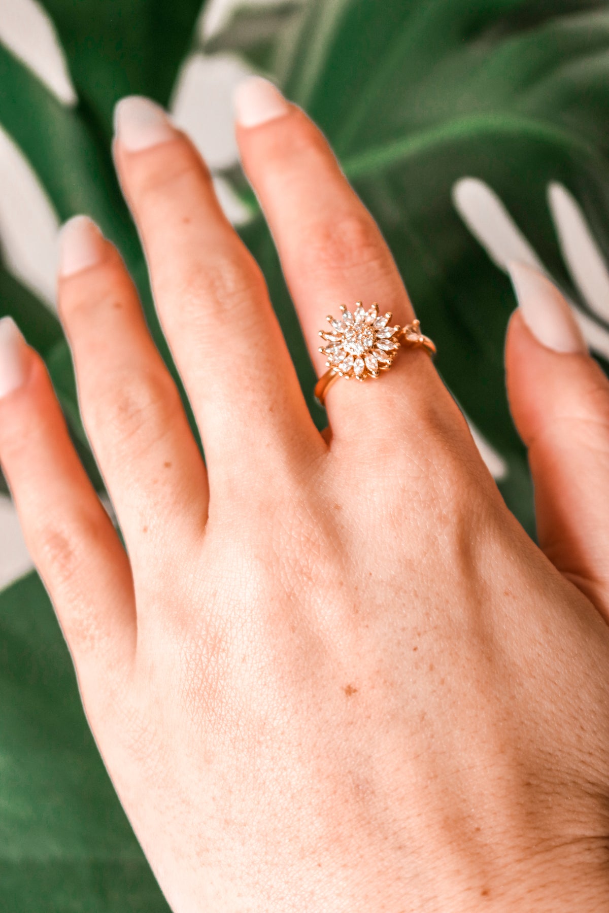 GLORIA - Sunflower Spinner Ring