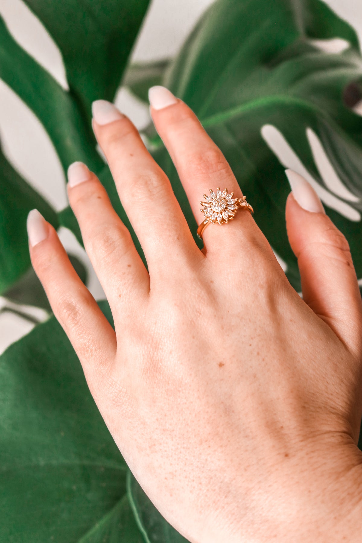 GLORIA - Sunflower Spinner Ring