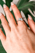 EMMA - Blue Butterfly Spinner Ring