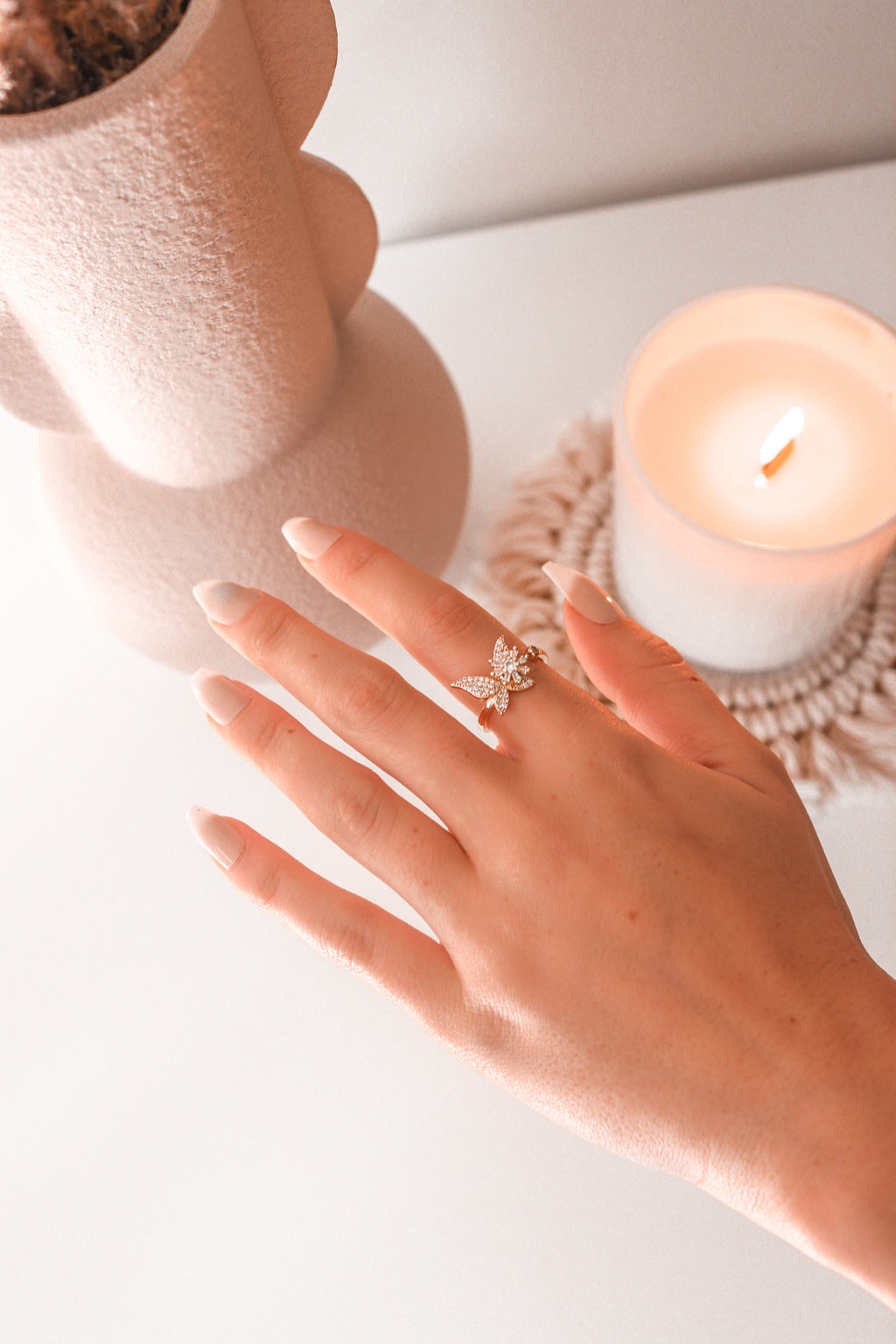 BELLA - Butterfly Spinner Ring