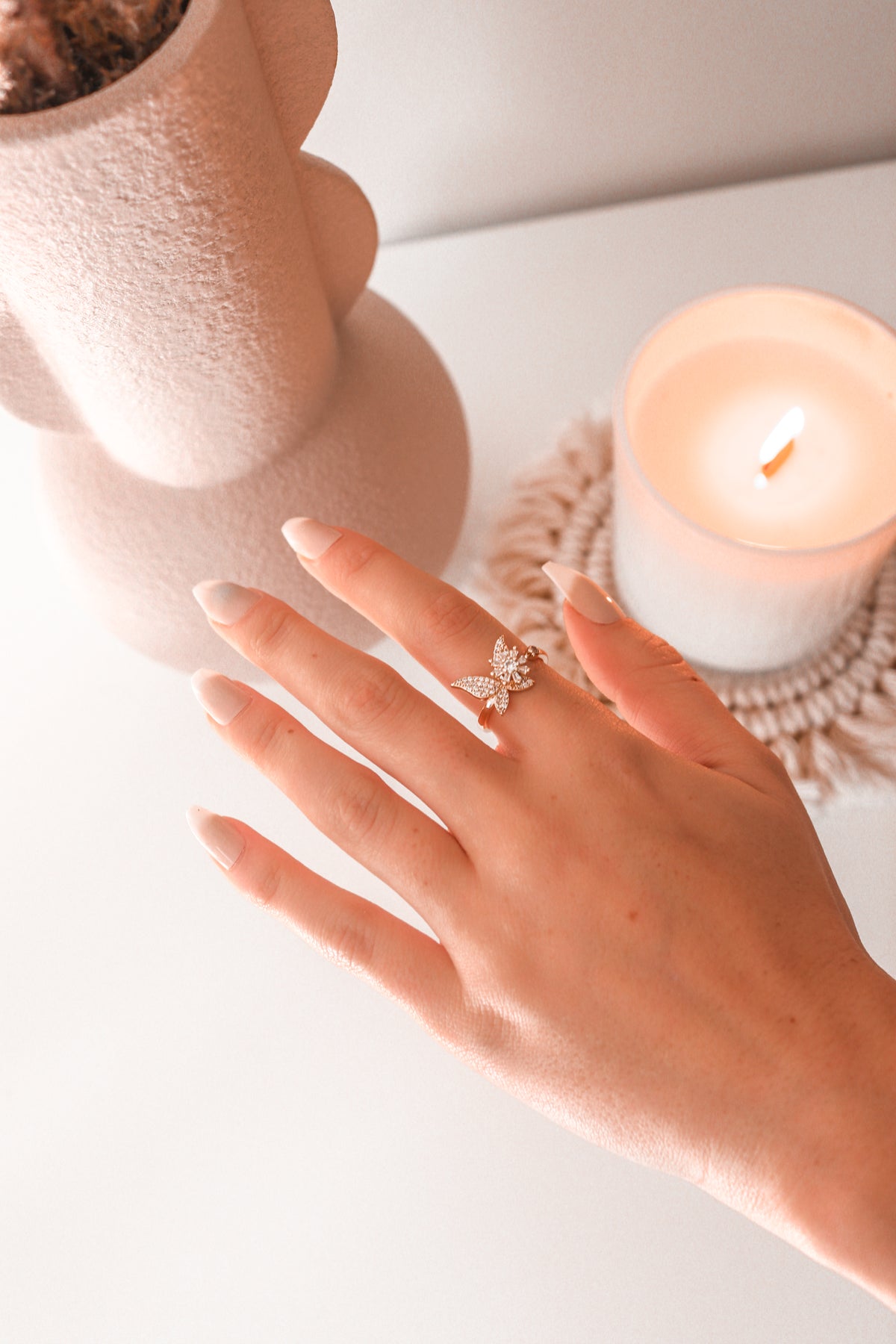 BELLA - Butterfly Spinner Ring