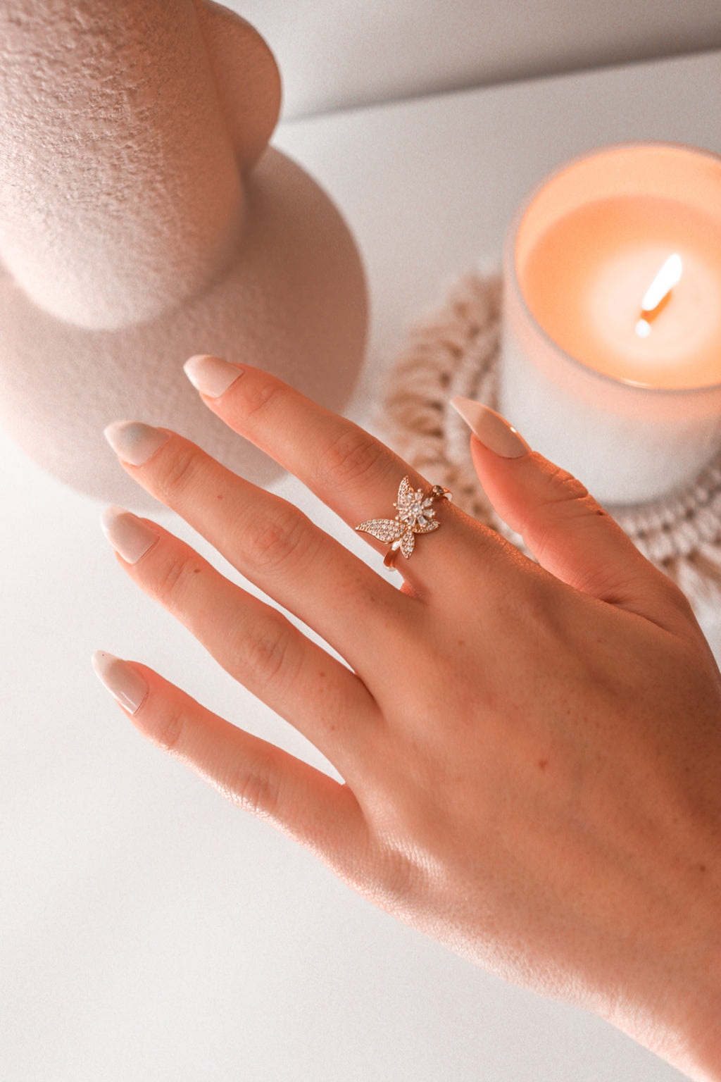 BELLA - Butterfly Spinner Ring
