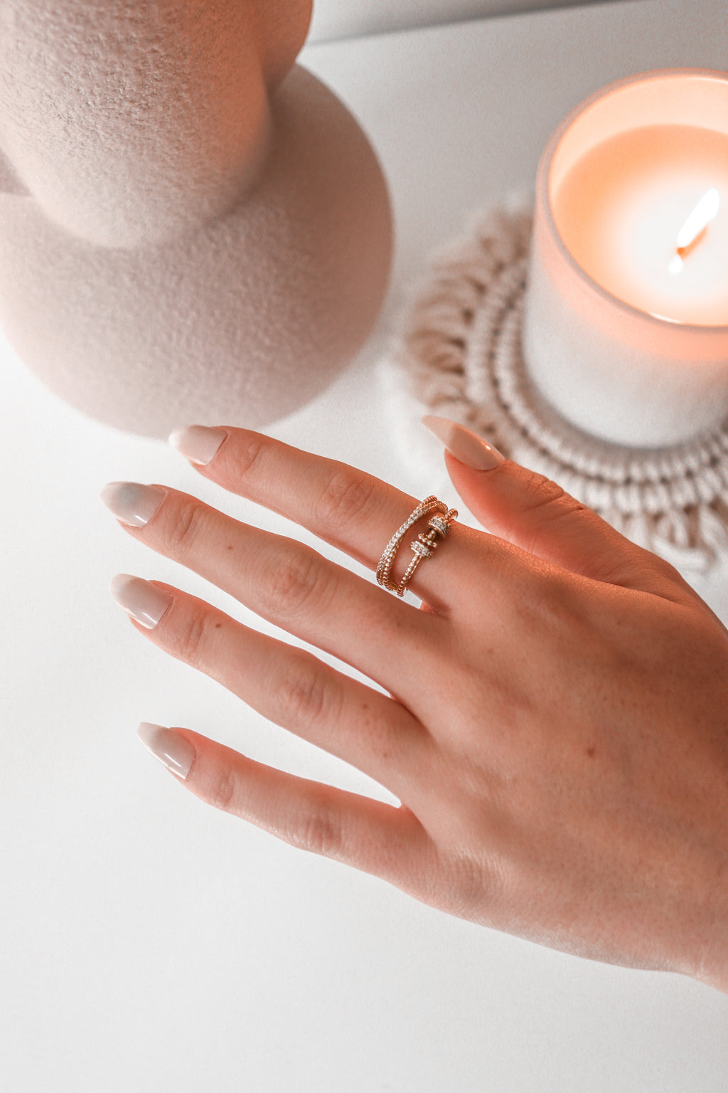 KYLIE Beaded Ring (GOLD)