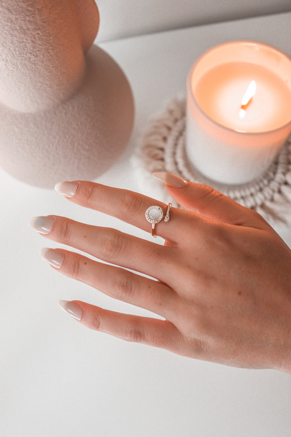 OLIVIA - Opal Spinner Ring