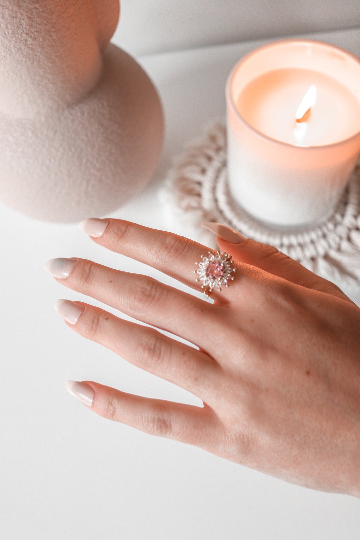 RACHEL - Radiant Sunflower Spinner Ring