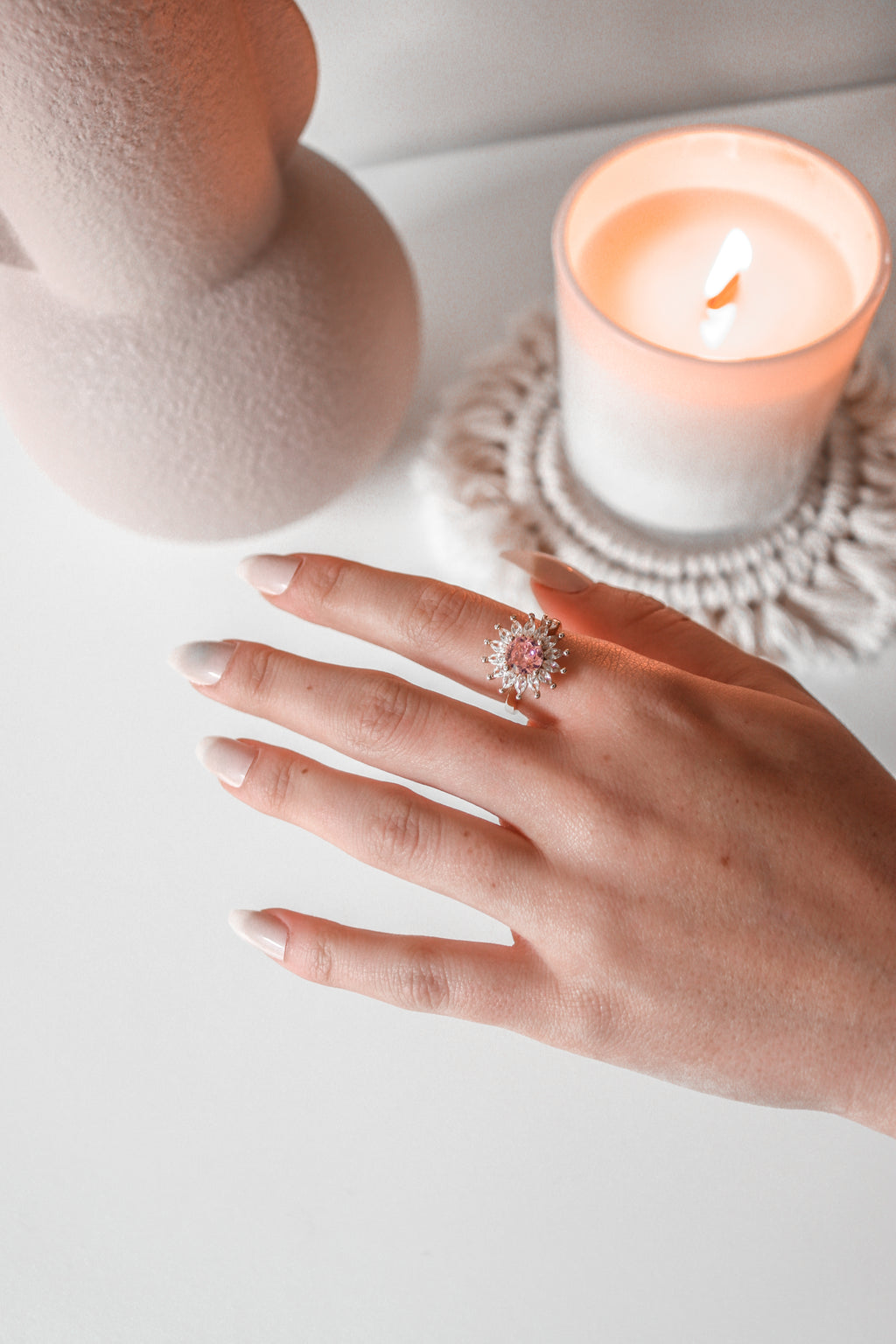 RACHEL - Radiant Sunflower Spinner Ring