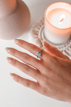 EMMA - Blue Butterfly Spinner Ring