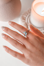 EMMA - Blue Butterfly Spinner Ring