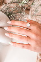 ZEENA - Crystal Club Spinner Ring
