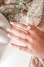 DAISY - 925 Sterling Silver Daisy Dreams Spinner Ring