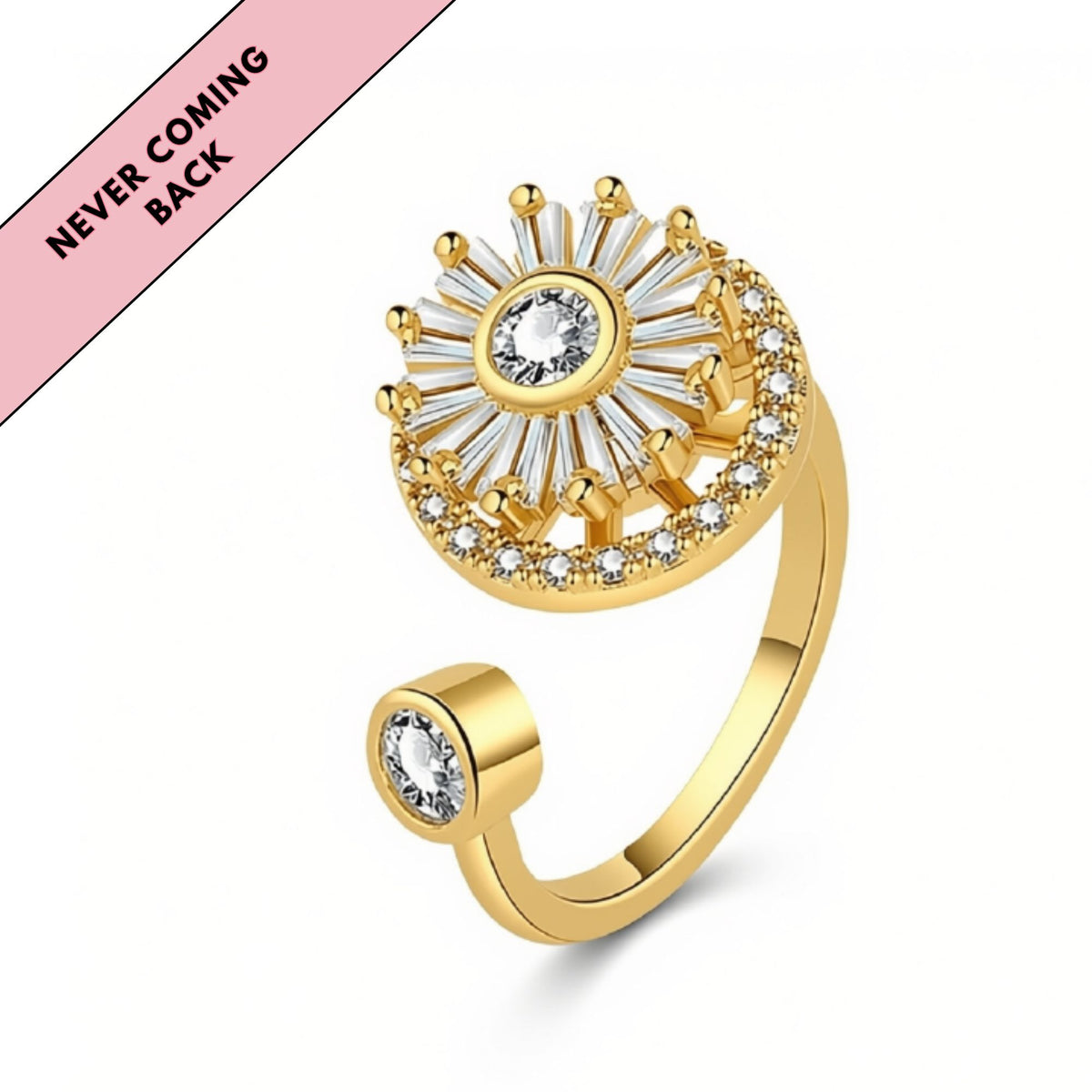 ZOE - Splendid Sun Spinner Ring