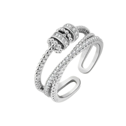 KYLIE Beaded Ring (SILVER)