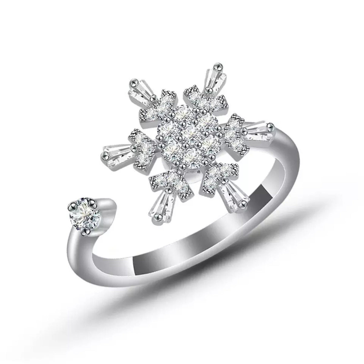 SOPHIE - Snowflake Spinner Ring